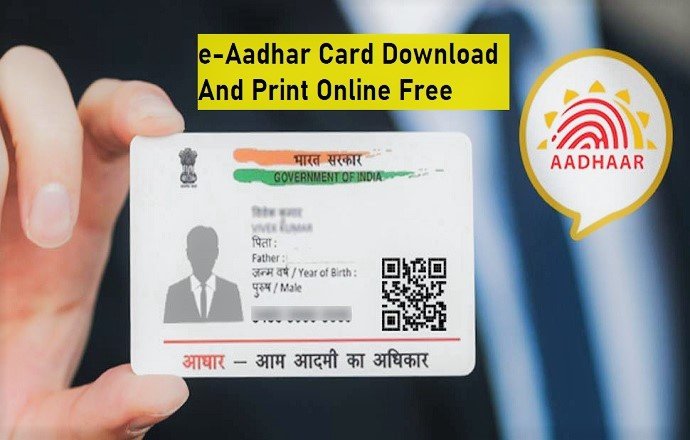 How Can See e-Aadhar Card Download And Print Online Free
