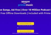 Join Amazon Prime Music in low cost